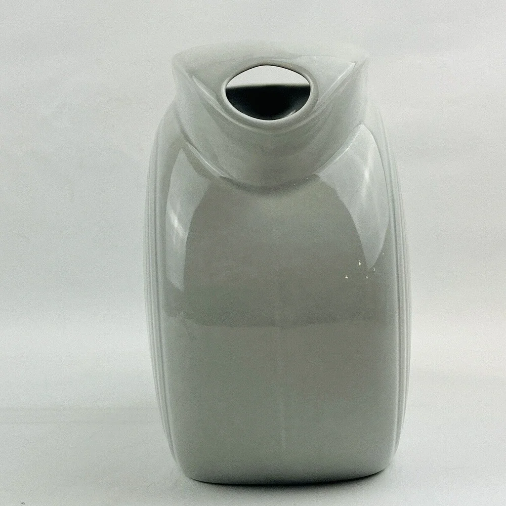 Fiesta The Year 2000‎ Pearl Gray Large Disk Pitcher Millennium Fiestaware HLC